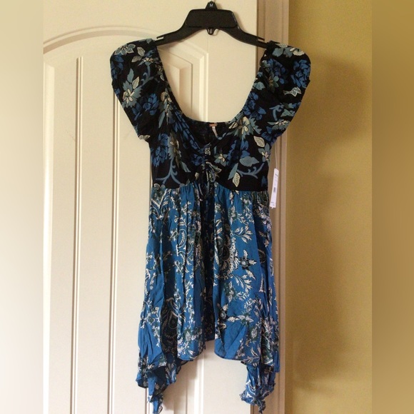 🆕FREE PEOPLE BABYDOLL HAWAIIAN COMBO TOP(Sz. XS) - Picture 6 of 13